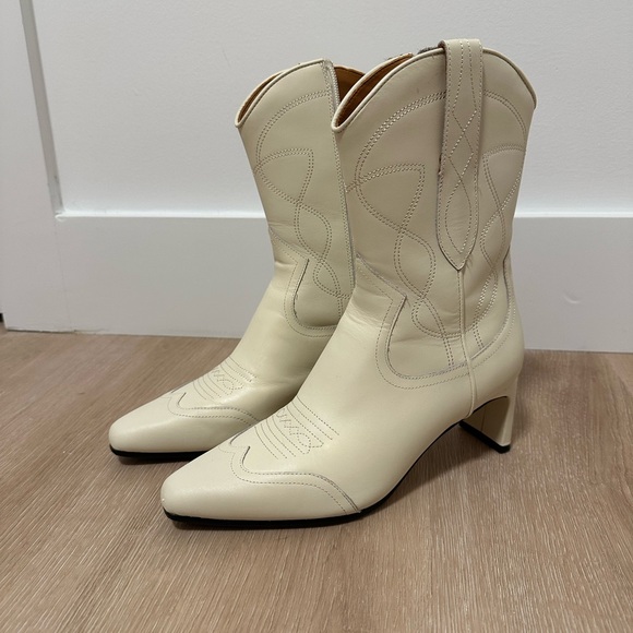 Bared Footwear Off-White Willet Western Boots - Picture 3 of 11